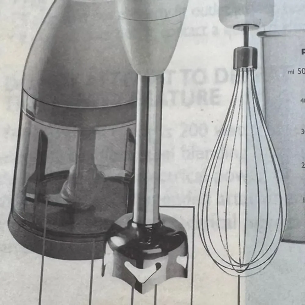 Philips Daily Collection Hand Blender Chopper Set Whisk HR1357 HR1358 300W White